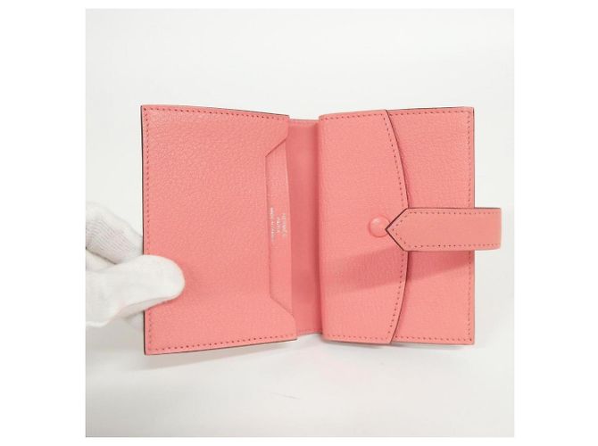 Mini billetera Bearn de Hermès Rosa - vista 3