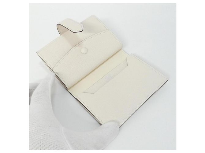 Mini billetera Bearn de Hermès Blanco - vista 3