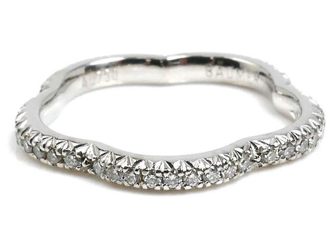 Chanel 18K Weißgold Camellia Diamantring - Ansicht 3