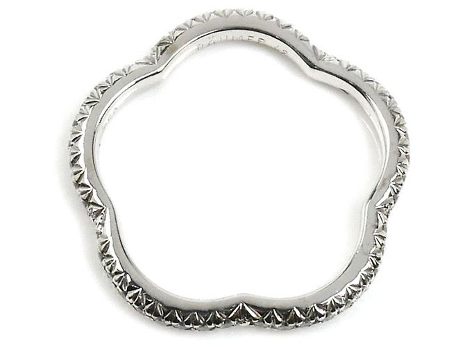 Chanel 18K Weißgold Camellia Diamantring - Ansicht 4