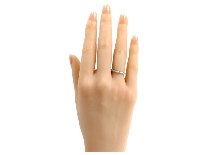 Chanel 18K Weißgold Camellia Diamantring - Ansicht 7