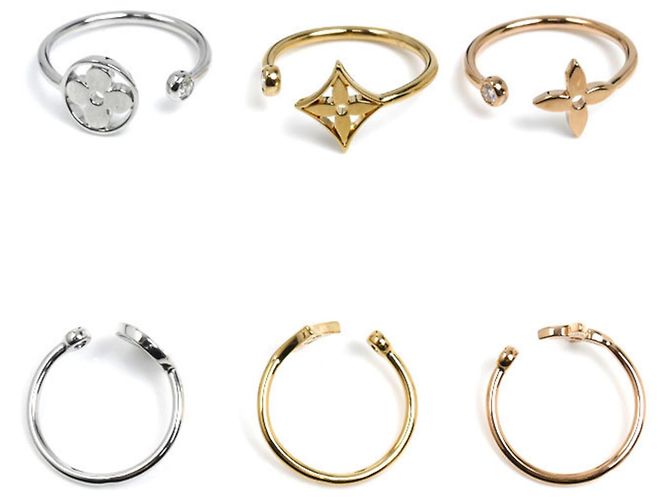Louis Vuitton 18K Gold Diamantring - Ansicht 3