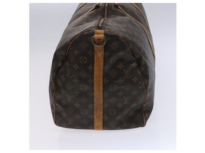 Louis Vuitton Keepall Bandouliere Monogram Canvas 60 Marrone - vista 4