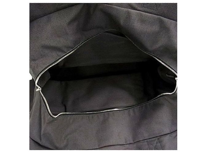 Borsa tote in tela grigia Hermès Marrone - vista 5