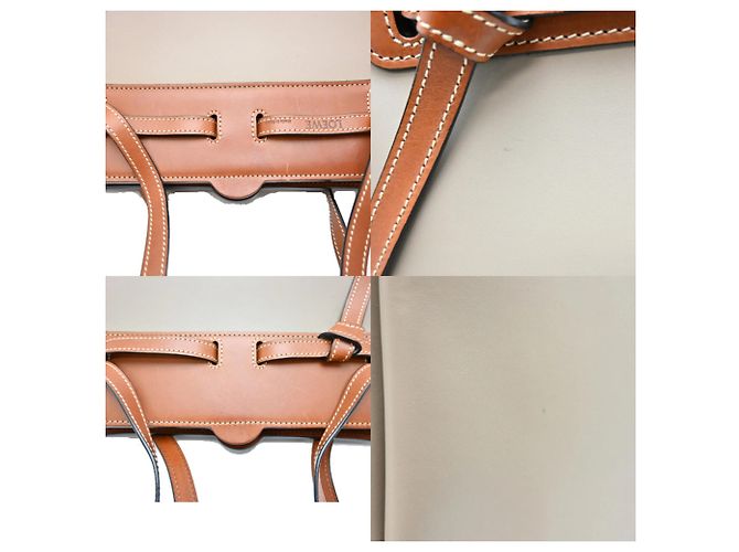 Borsa a spalla in pelle Loewe Lazo per donna Beige Grigio - vista 6