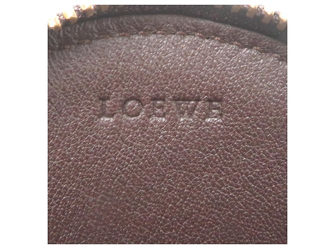 Monedero de cuero para mujer Loewe Anagram Rosa - vista 6