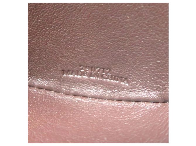 Monedero de cuero para mujer Loewe Anagram Rosa - vista 7