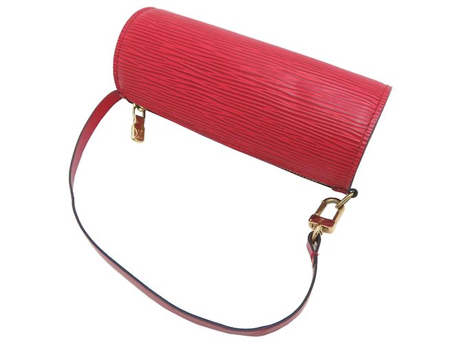 Pochette Soufflot Accessori Donna in Rosso Castigliano Louis Vuitton - vista 4