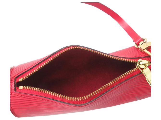 Pochette Soufflot Accessori Donna in Rosso Castigliano Louis Vuitton - vista 5
