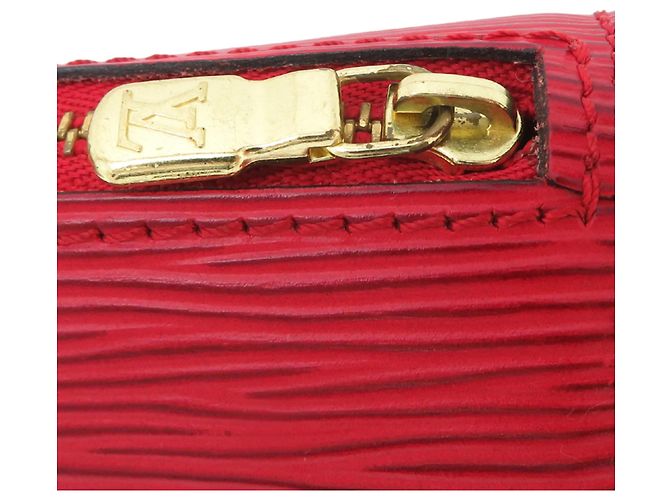 Pochette Soufflot Accessori Donna in Rosso Castigliano Louis Vuitton - vista 8
