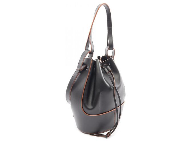 Borsa Loewe Balloon Media con cordoncino, borsa a spalla 2 in 1 Nero - vista 2