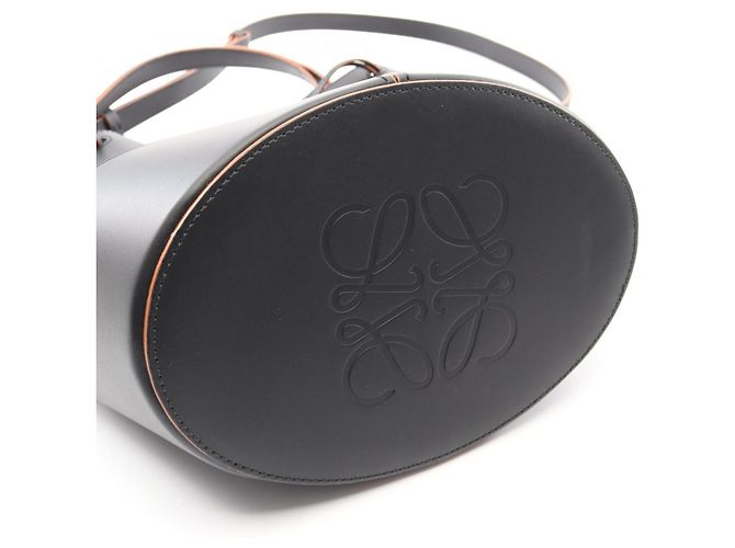 Borsa Loewe Balloon Media con cordoncino, borsa a spalla 2 in 1 Nero - vista 7