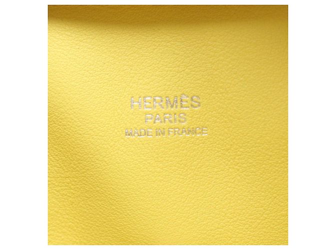 Borsa Hermès Plume 32 Arlequin Multicolore Cachi - vista 4