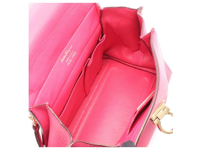 Borsa 2 in 1 Sofia Gancini di Salvatore Ferragamo Rosa - vista 3