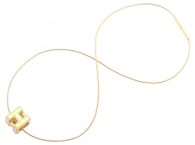 Collana H-Cube Cage d'H di Hermès D'oro - vista 3