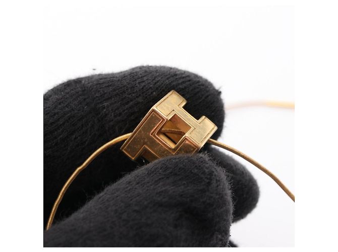 Collana H-Cube Cage d'H di Hermès D'oro - vista 8
