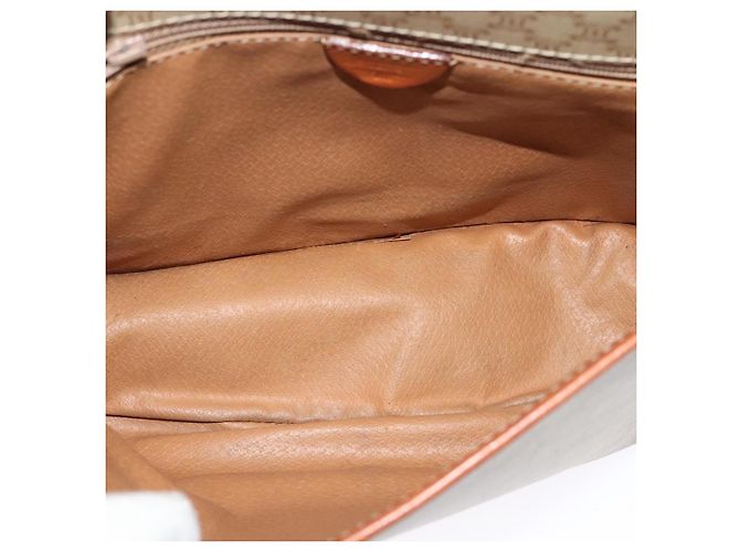 Céline Celine Vintage Macadam Canvas and Leather Beige - vue 5