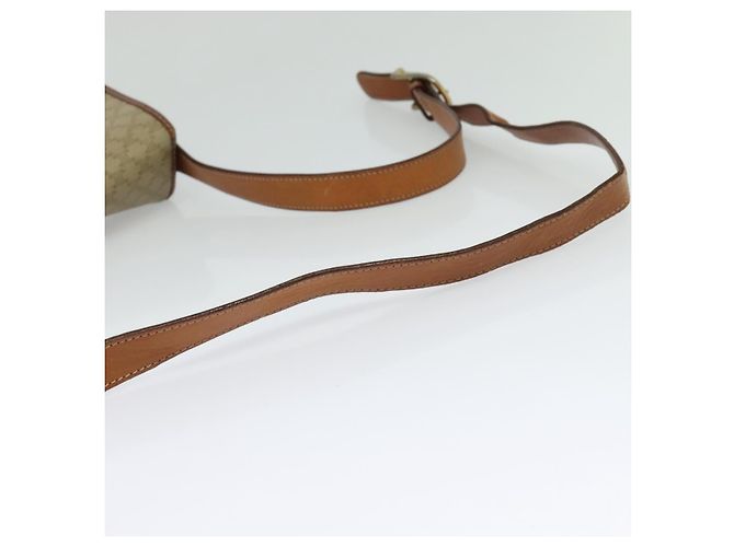 Céline Celine Vintage Macadam Canvas and Leather Beige - vue 7