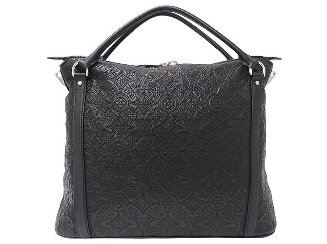 Sac à main Louis Vuitton Monogram Anthea Ixia MM Noir - vue 2
