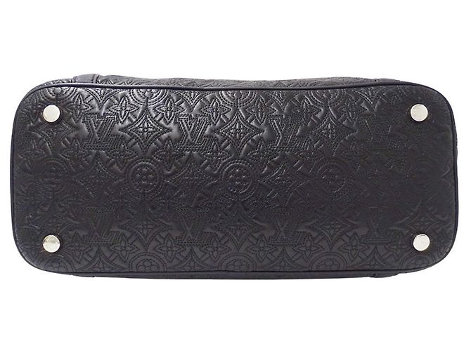 Sac à main Louis Vuitton Monogram Anthea Ixia MM Noir - vue 3