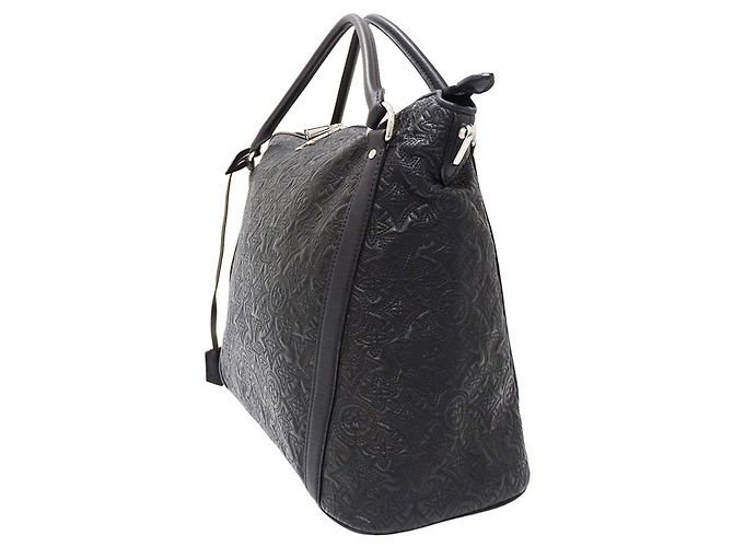 Sac à main Louis Vuitton Monogram Anthea Ixia MM Noir - vue 4