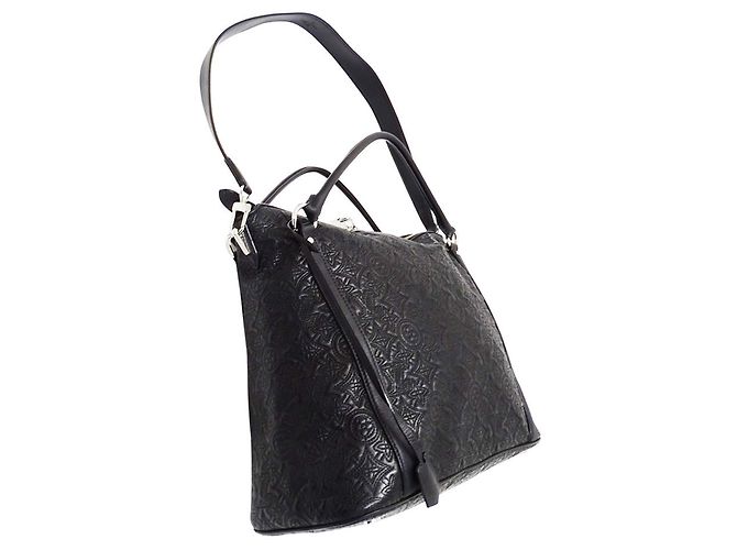 Sac à main Louis Vuitton Monogram Anthea Ixia MM Noir - vue 5