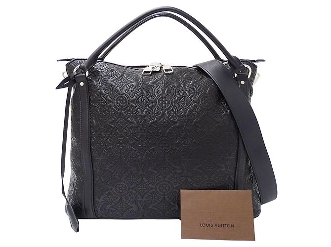 Sac à main Louis Vuitton Monogram Anthea Ixia MM Noir - vue 6