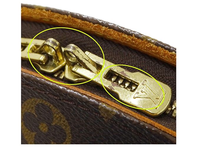 Borsa Ellipse MM in tela Monogram Louis Vuitton Marrone Monogramma - vista 13
