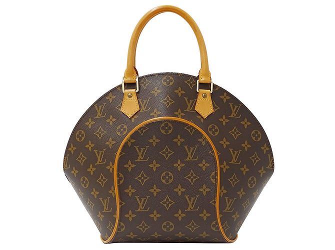 Borsa Ellipse MM in tela Monogram Louis Vuitton Marrone Monogramma - vista 2