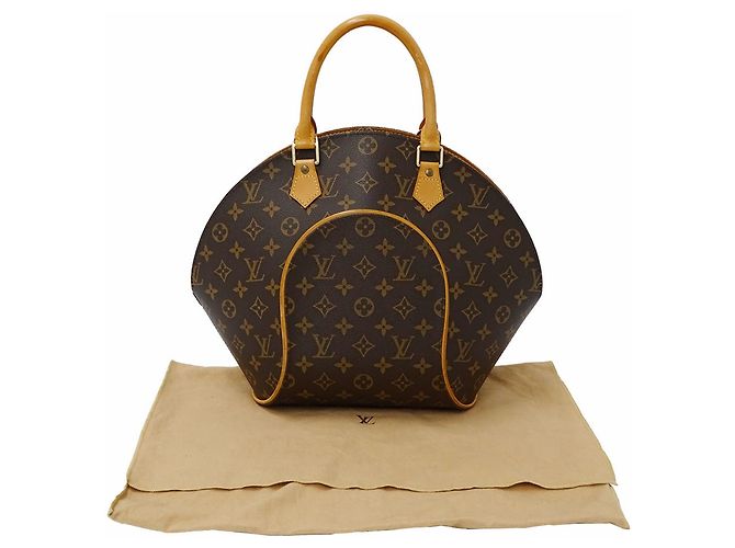 Borsa Ellipse MM in tela Monogram Louis Vuitton Marrone Monogramma - vista 5