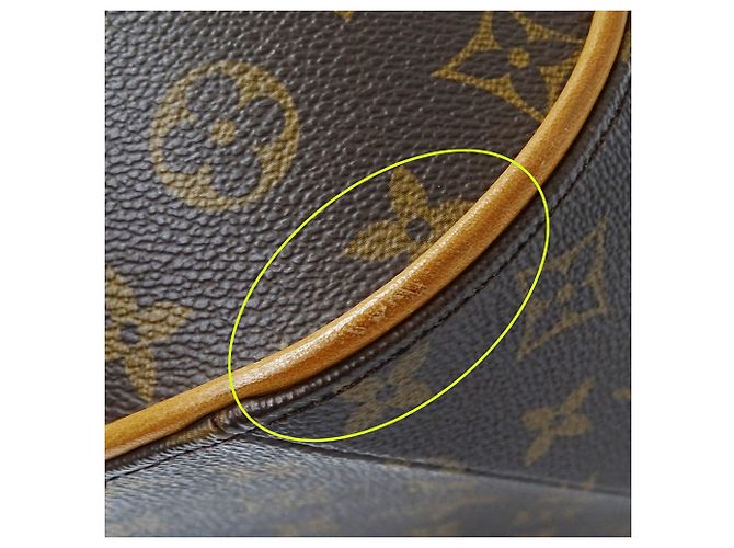 Borsa Ellipse MM in tela Monogram Louis Vuitton Marrone Monogramma - vista 8