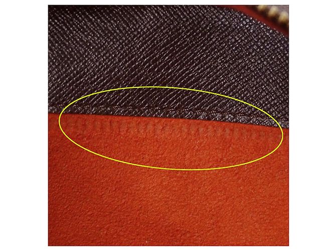Louis Vuitton Damier Canvas Tote Bag Braun - Ansicht 14