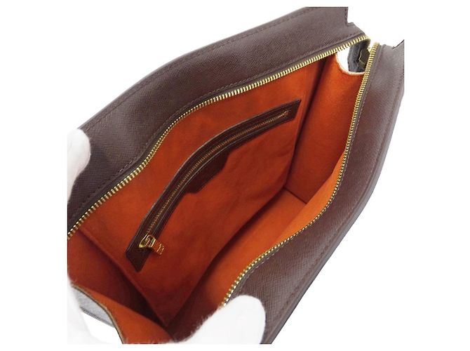 Louis Vuitton Damier Canvas Tote Bag Braun - Ansicht 5