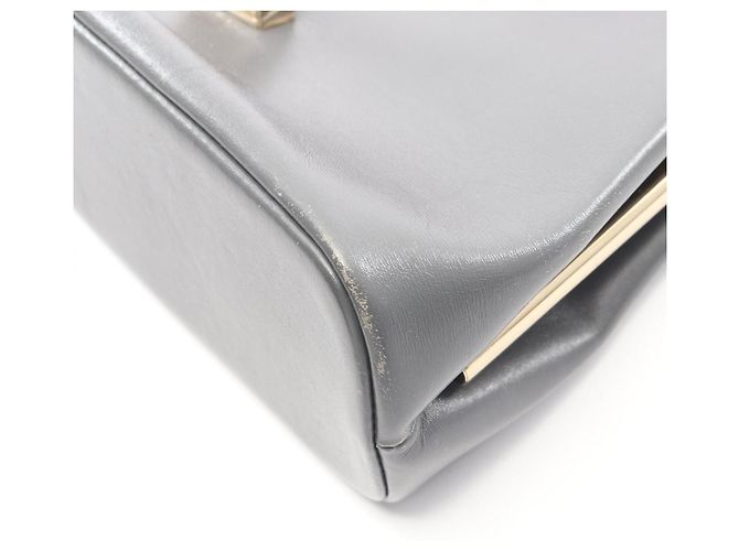 Bulgari Borsa a Spalla in Pelle Bvlgari Marrone Bordò - vista 10