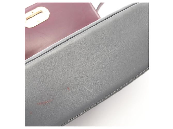 Bulgari Borsa a Spalla in Pelle Bvlgari Marrone Bordò - vista 11