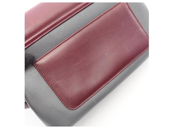 Bulgari Borsa a Spalla in Pelle Bvlgari Marrone Bordò - vista 9