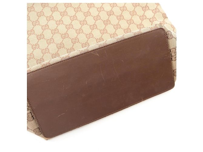 Gucci GG Canvas Tragetasche Braun Beige - Ansicht 10