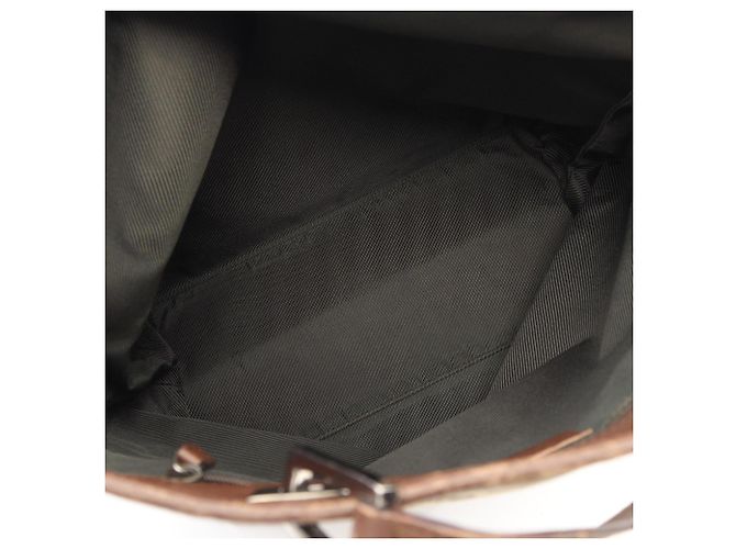Gucci GG Canvas Tragetasche Braun Beige - Ansicht 11