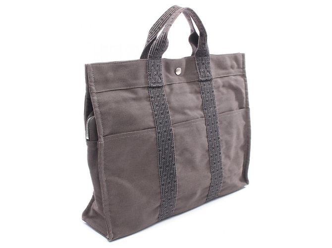 Borsa Tote Herline MM di Hermès Marrone - vista 2