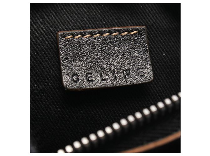 Céline Borsa a vita/borsa a mano Celine Macadam Marrone Nero - vista 5