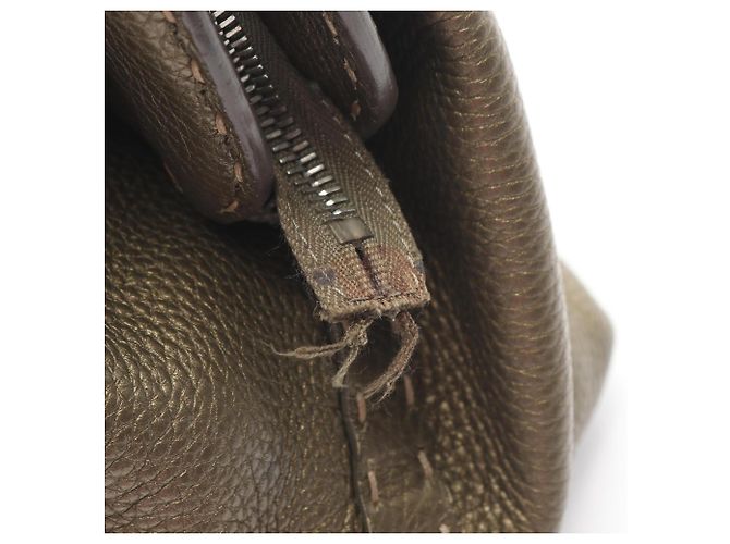 Borsa da dottore Selleria di Fendi Cachi - vista 5