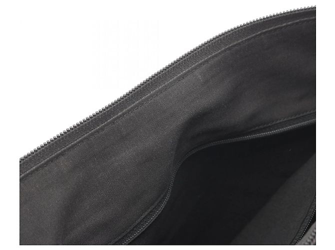 Borsa a Spalla Gucci GG in Nylon e Pelle Nera Nero - vista 8