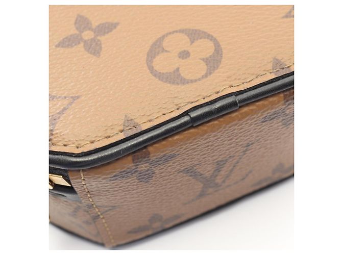 Borsa Louis Vuitton Mini Boite Chapeau 2 in 1 Marrone Nero Monogramma - vista 6