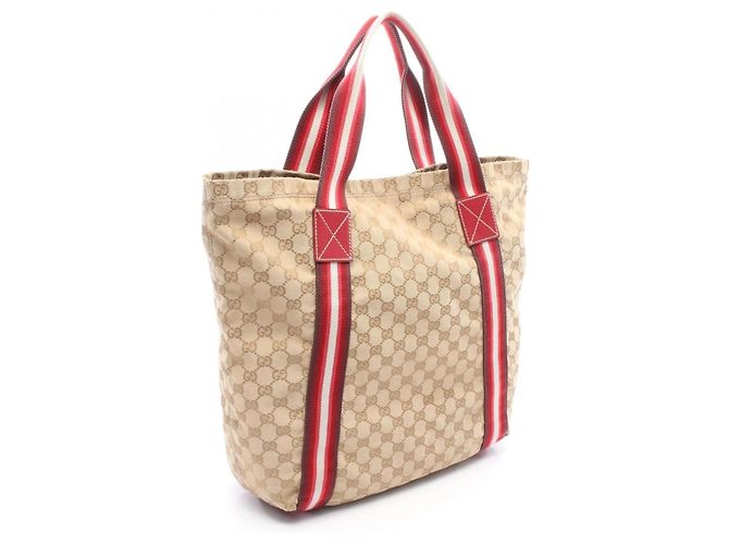 Borsa tote GG in cristallo Gucci Rosso Multicolore Beige - vista 2