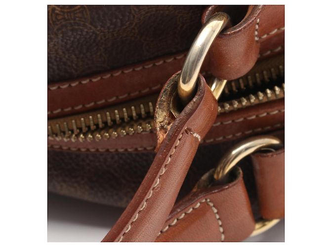 Céline Bolsa Celine Macadam em marrom - vista 11