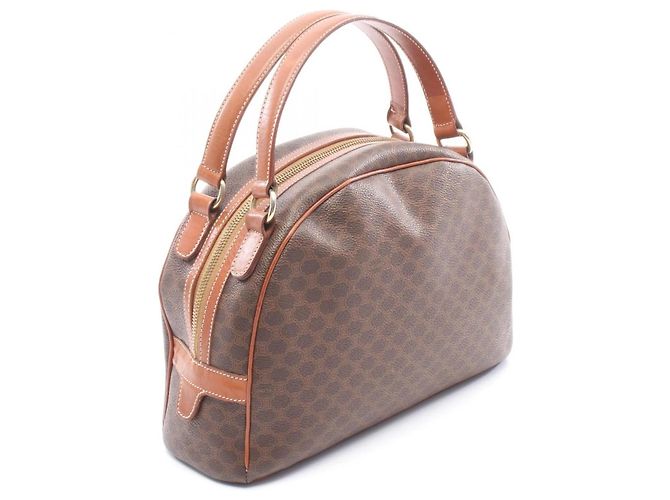 Céline Bolsa Celine Macadam em marrom - vista 2