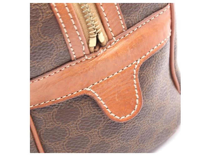 Céline Bolsa Celine Macadam em marrom - vista 7