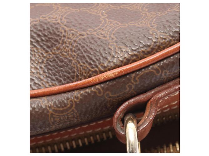 Céline Bolsa Celine Macadam em marrom - vista 9
