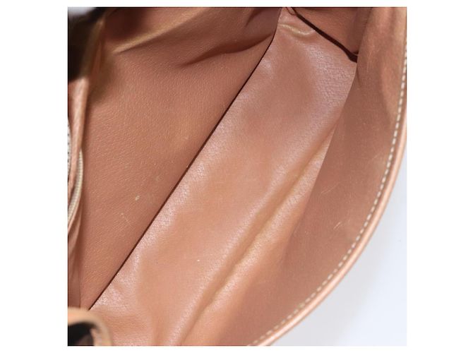 Céline Celine Vintage Macadam Canvas and Leather Marron - vue 6