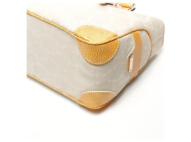 Céline Borsa a mano in tela Macadam Boogie di Celine Beige - vista 6